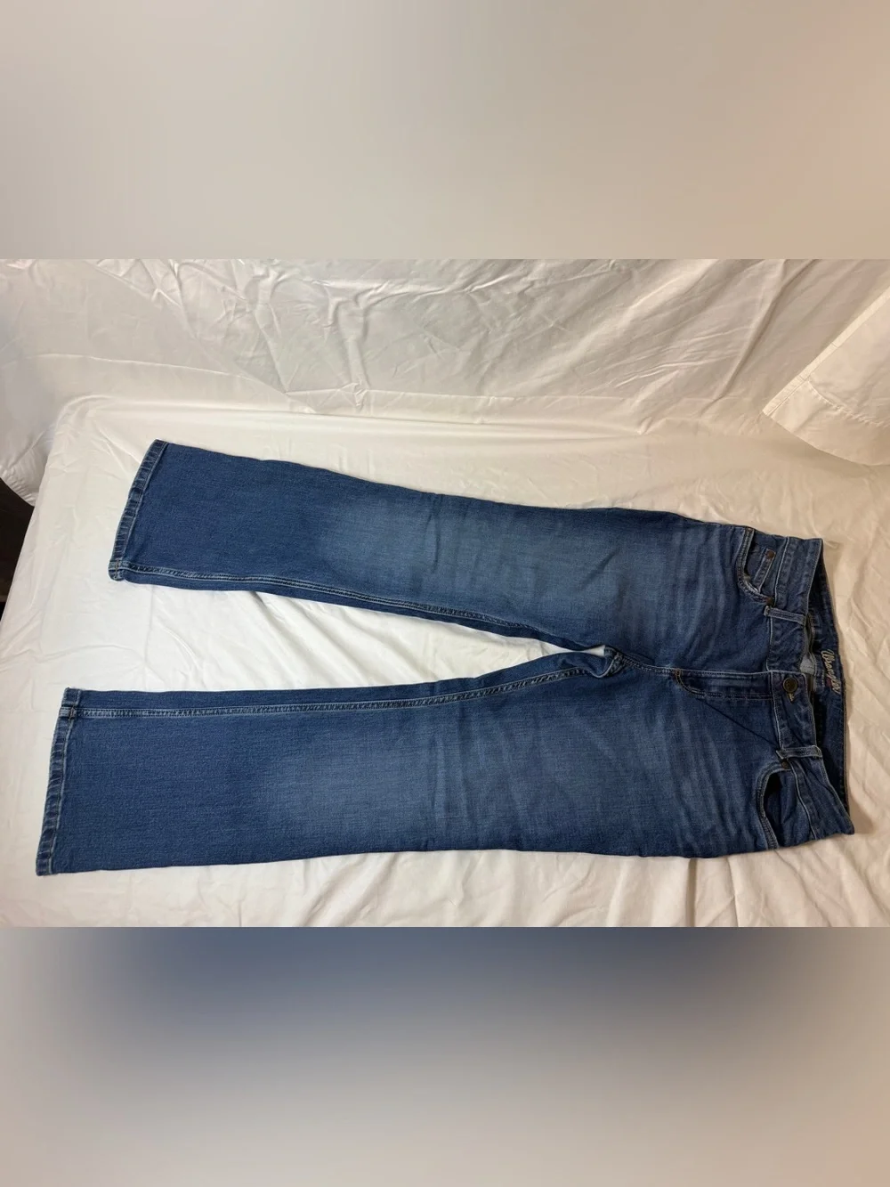 Wrangler Women’s Straight Leg Denim Jeans - Dark Blue